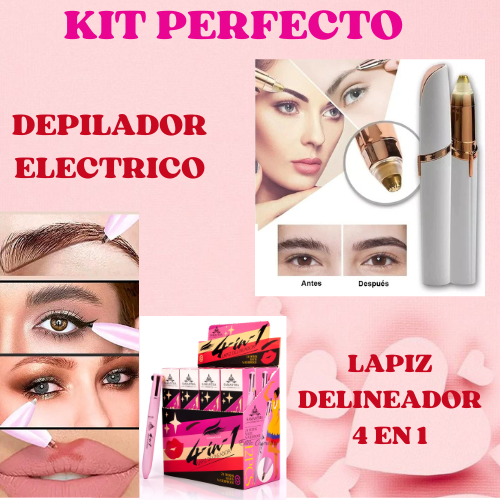 Depilador electrónico+ Delineador 4 en 1 -ENVIO GRATIS